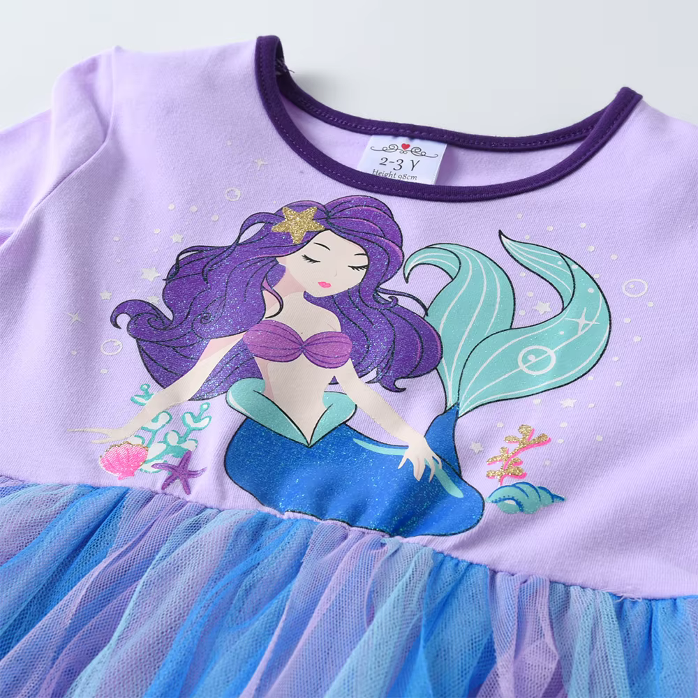 DXTON Vestido princesa con tutú para niñas – Fiesta y graduación - imagen 2