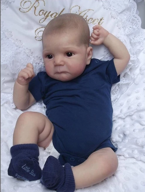 Ducklin Muñeca Reborn: Kit sin terminar con cuerpo y ojos realistas - imagen 4