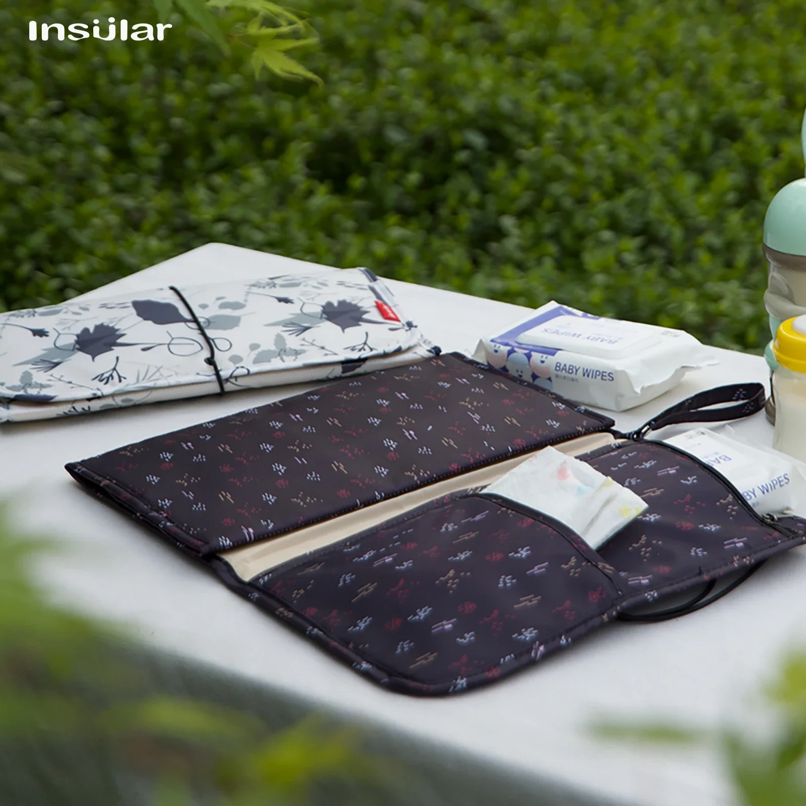 Cambiador de pañales plegable para bebé, lavable, para viaje, cambiador de pañales, impermeable, estera de juego para cambiar el suelo - imagen 4