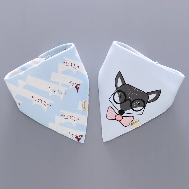 Babero bandana de algodón suave para bebé - imagen 2
