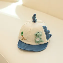 Gorra de béisbol infantil con estampado de dinosaurio unisex