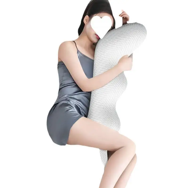 Almohada viscoelástica larga para dormir de lado con apoyo piernas - imagen 3