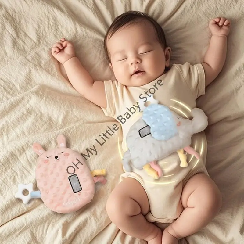M76C recién nacidos reconfortantes muñeca juguete con tecnología vibración inteligente cobertura extraíble para bebé - imagen 4