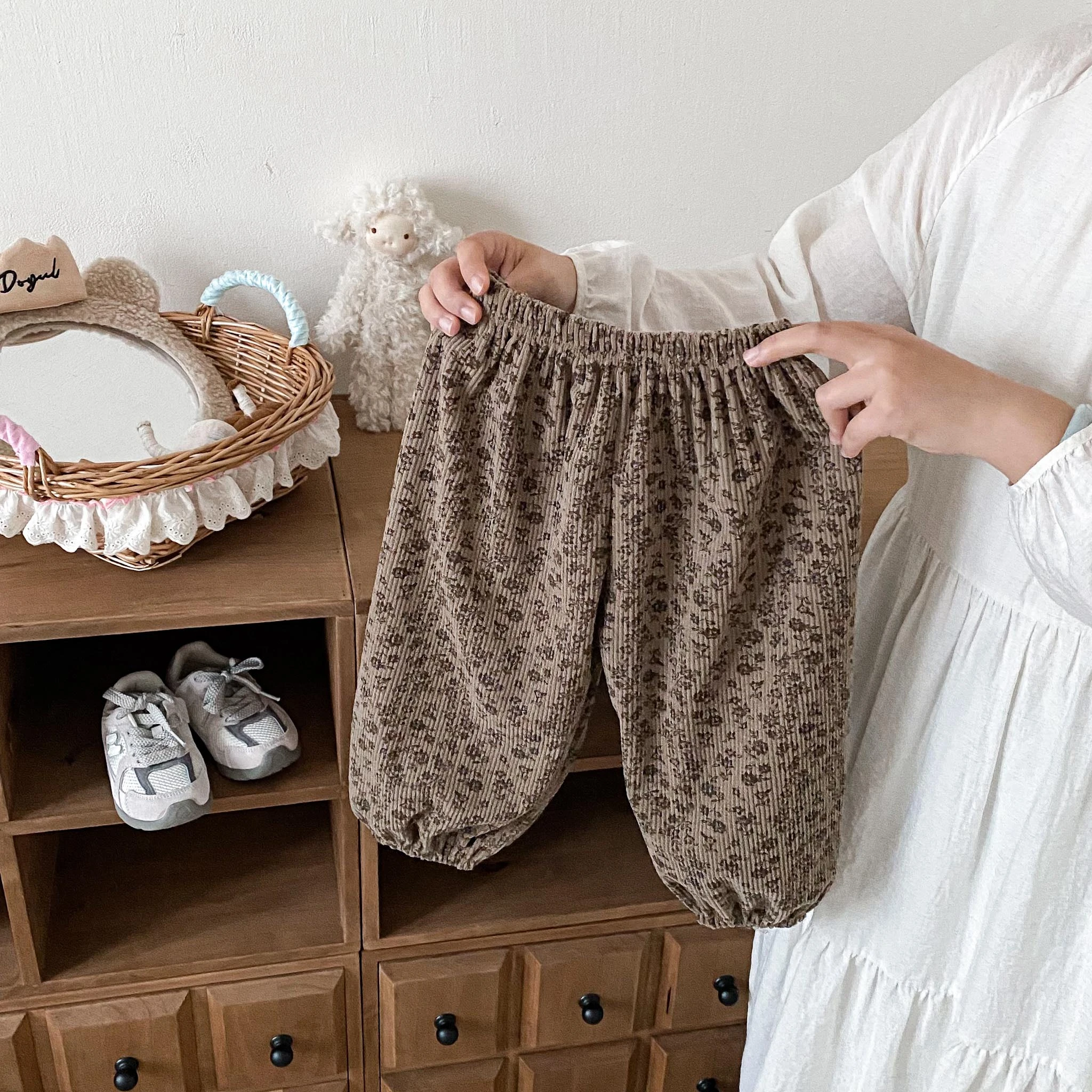 Pantalones holgados de algodón para niña – Estampado leopardo - imagen 3