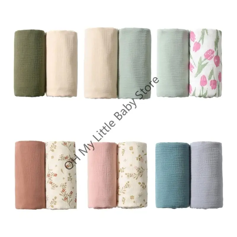 Toallas infantiles algodón gemelo M76C gemelo altamente absorbente para laviceras transpirables para uso diario