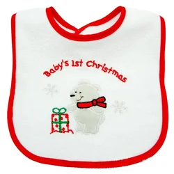 Baberos de algodón para bebé recién nacido - Regalo de Navidad