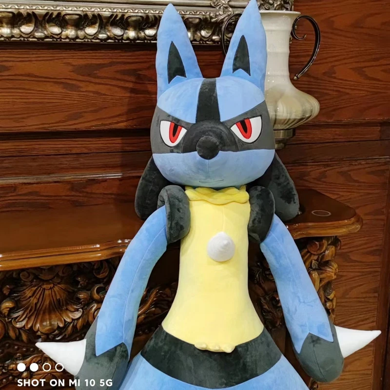 Peluche Pokémon Lucario grande – Almohada de felpa suave - imagen 4