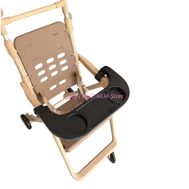 R6FD Baby Strollers Cena Organizador desmontable Bandeja Adjunta Camisetas Bandeja alimentos Plaz plato Cuerpo - imagen 3