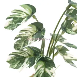Planta artificial Monstera miniatura para casas de muñecas