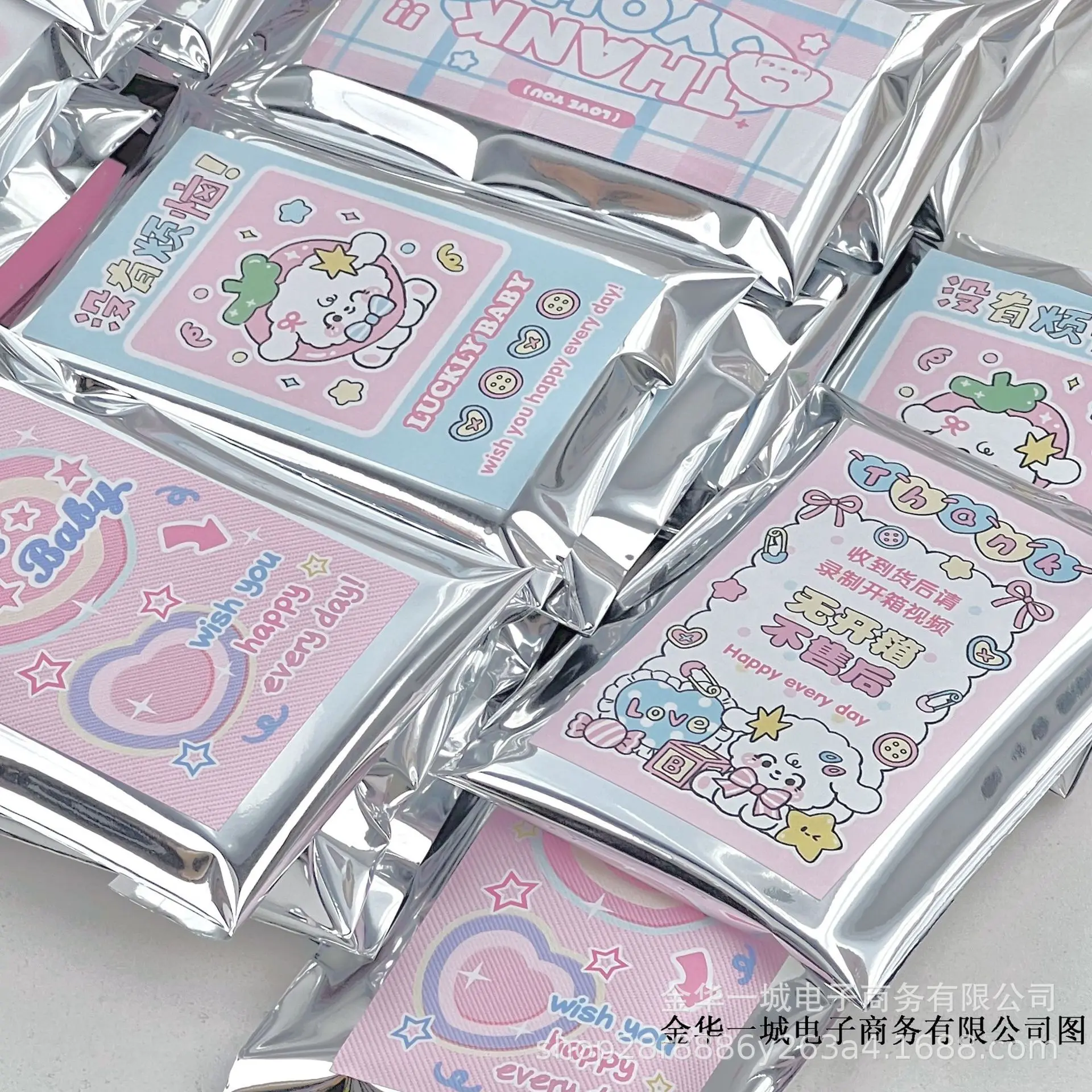 Bolsa hermética autoadhesiva plata – Diseño coreano para ropa de bebé - imagen 3