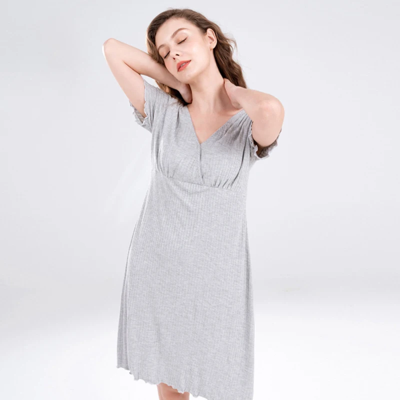 Camisón de lactancia maternidad para verano – hospital - imagen 3