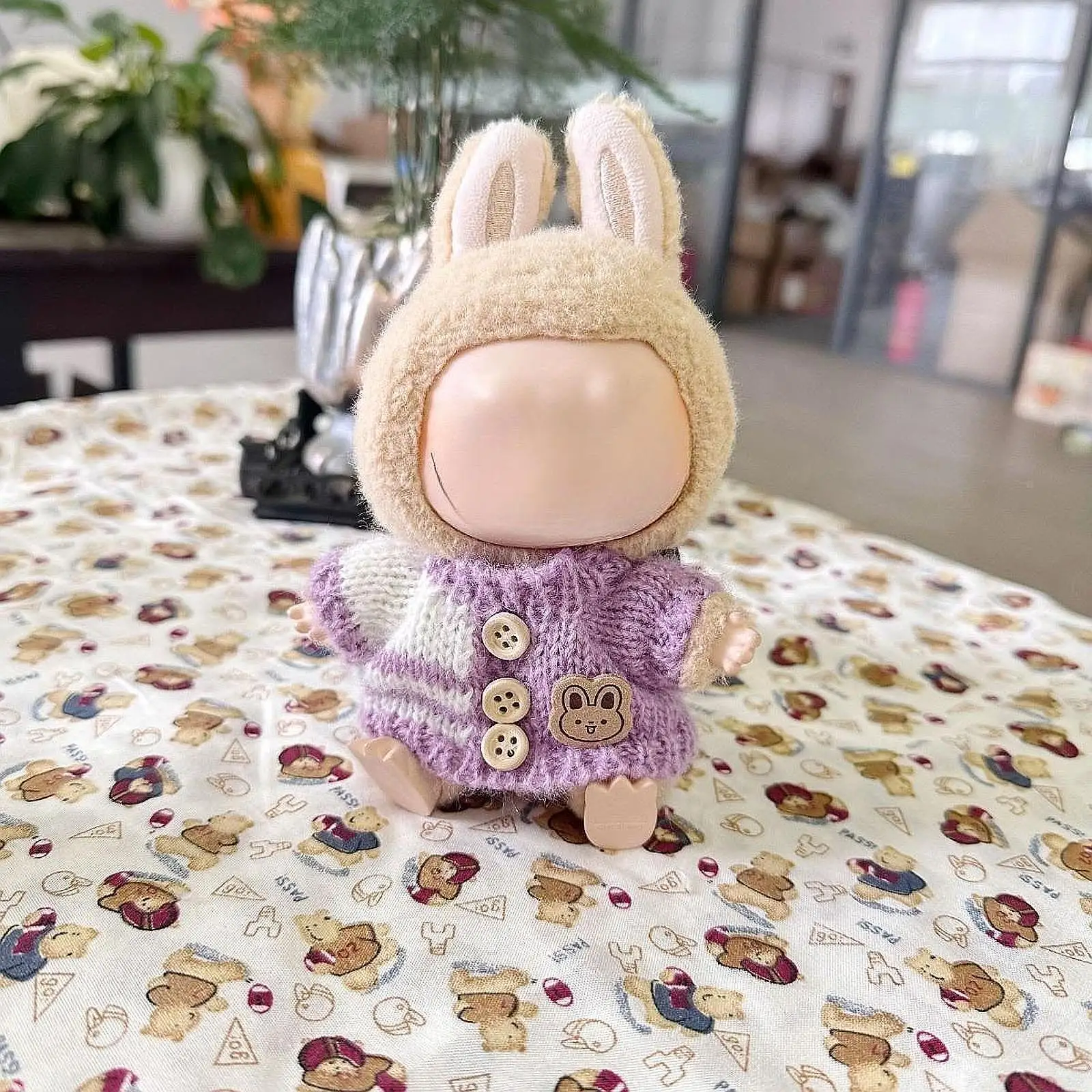 Doll Sweater Educational for Kids DIY Clothing Photo Props Fashion Stuffed Doll Sweater Doll Clothing Dress up for 5.91'' 6.69''