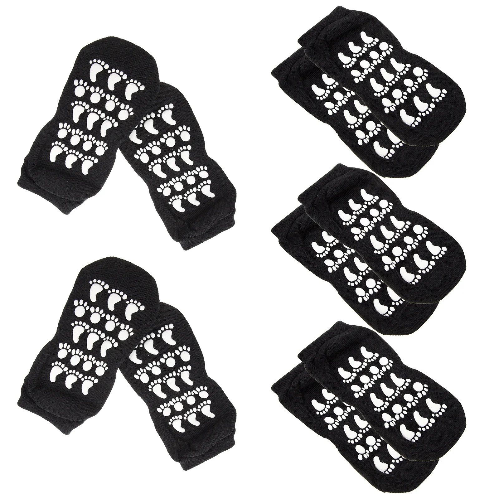 5 pares de calcetines antideslizantes para niños, calcetines antideslizantes de algodón de corte bajo para el suelo, calcetines cómodos y transpirables para niños - imagen 3