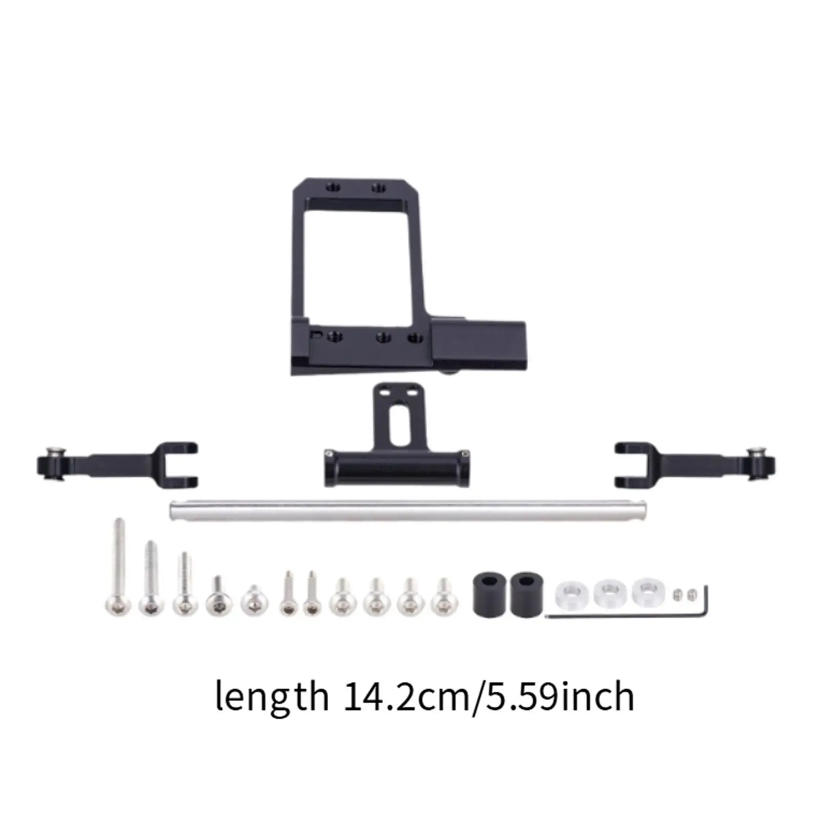 Bat Servo Mount Full Hydraulic Steering Cylinder Kit for 1:10 Sacle DIY Accs Vehicles Crawler