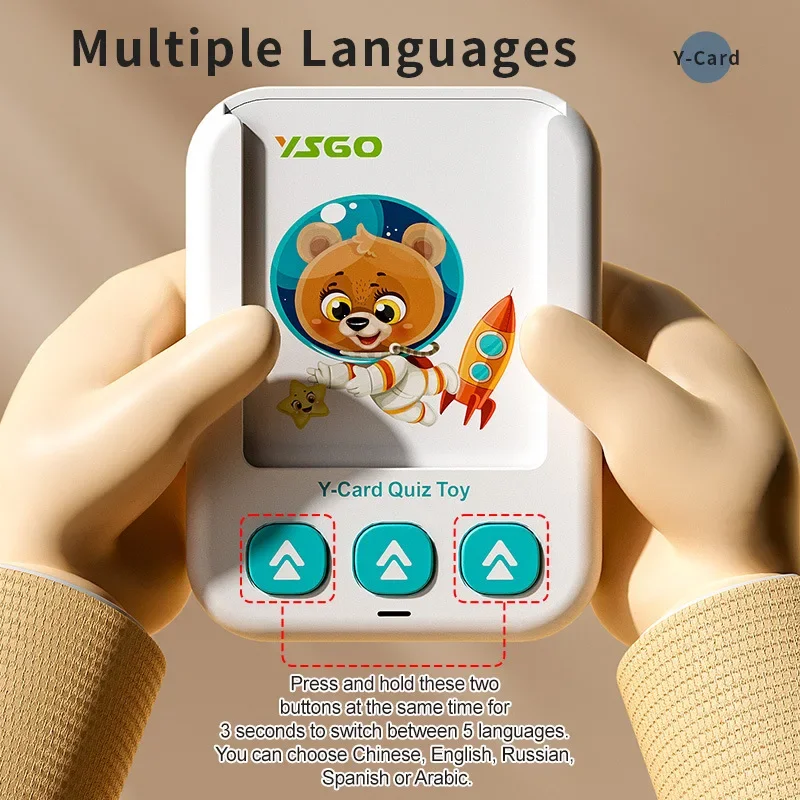 Máquina aprendizaje electrónica rusa con tarjetas parlantes para niños - imagen 2