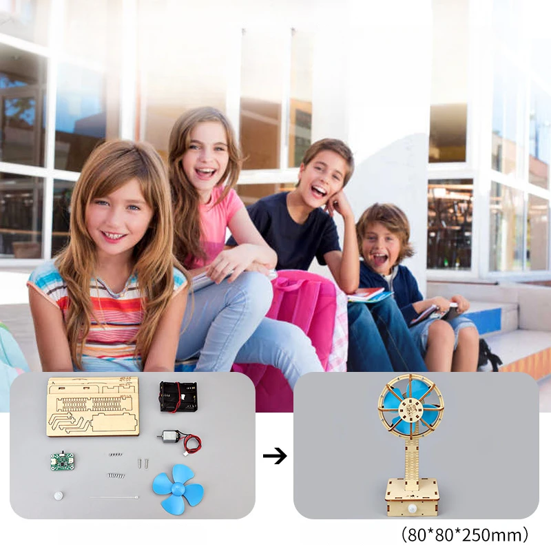 Ventilador DIY con sensor IR – proyecto científico para niños - imagen 5
