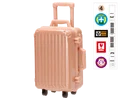Suitcase pink gold L