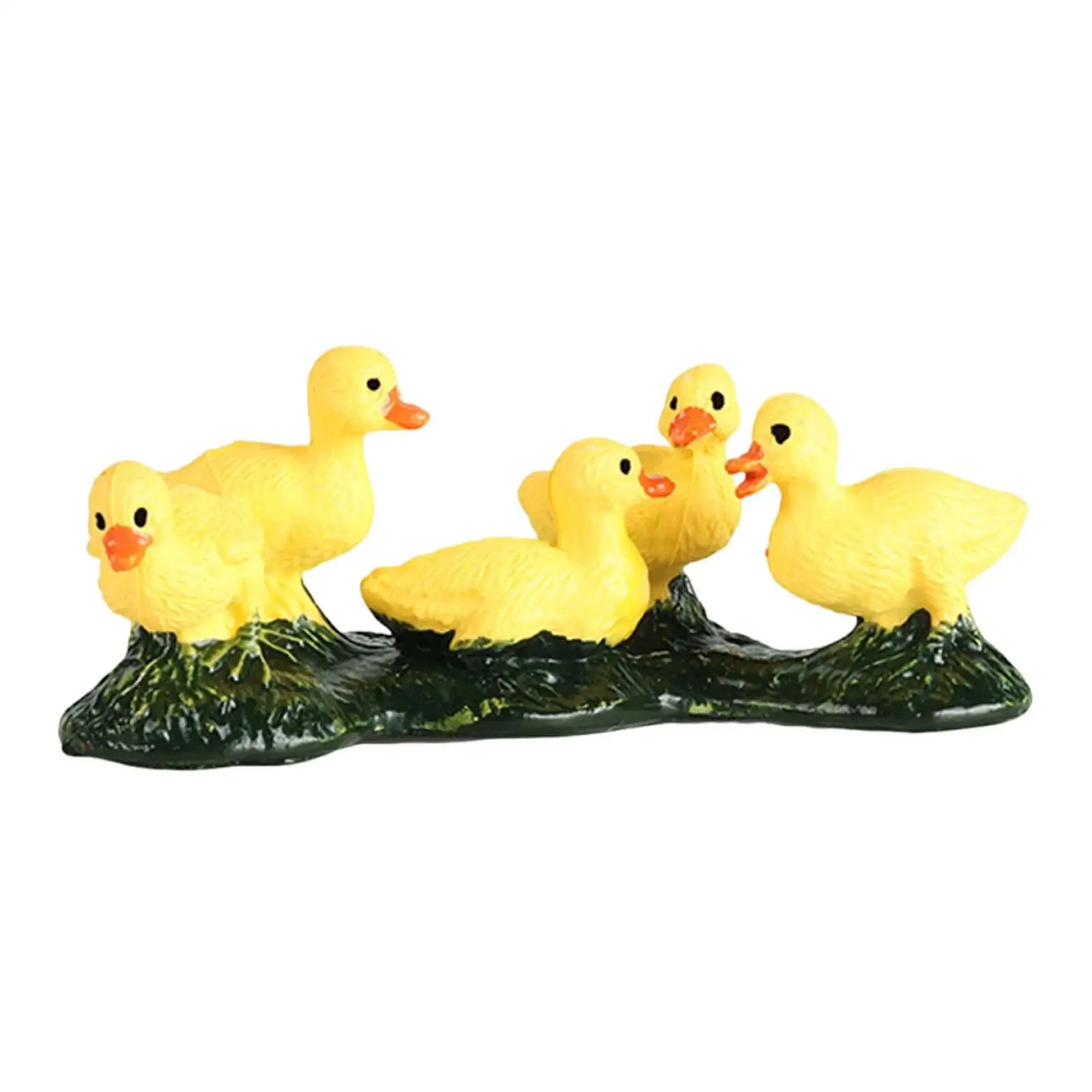 Duck Animal Figure Realistic Mini Home Decor Simulated Animal Model for Kids