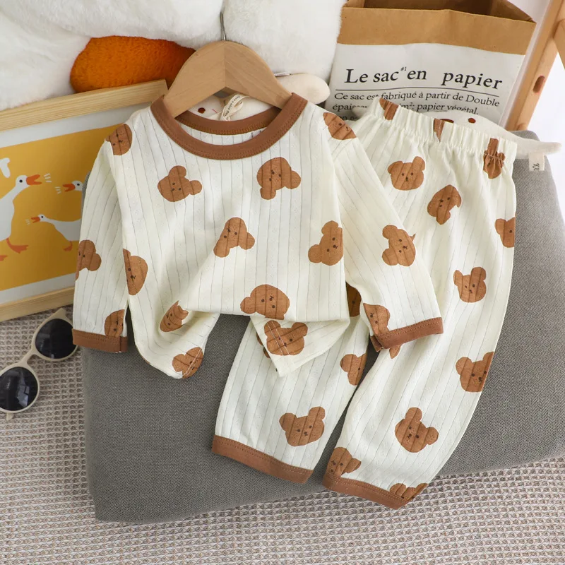 Conjunto pijama dibujos animados para niños y niñas – Primavera otoño - imagen 2
