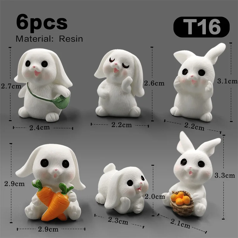 6pcs Rabbit-T16
