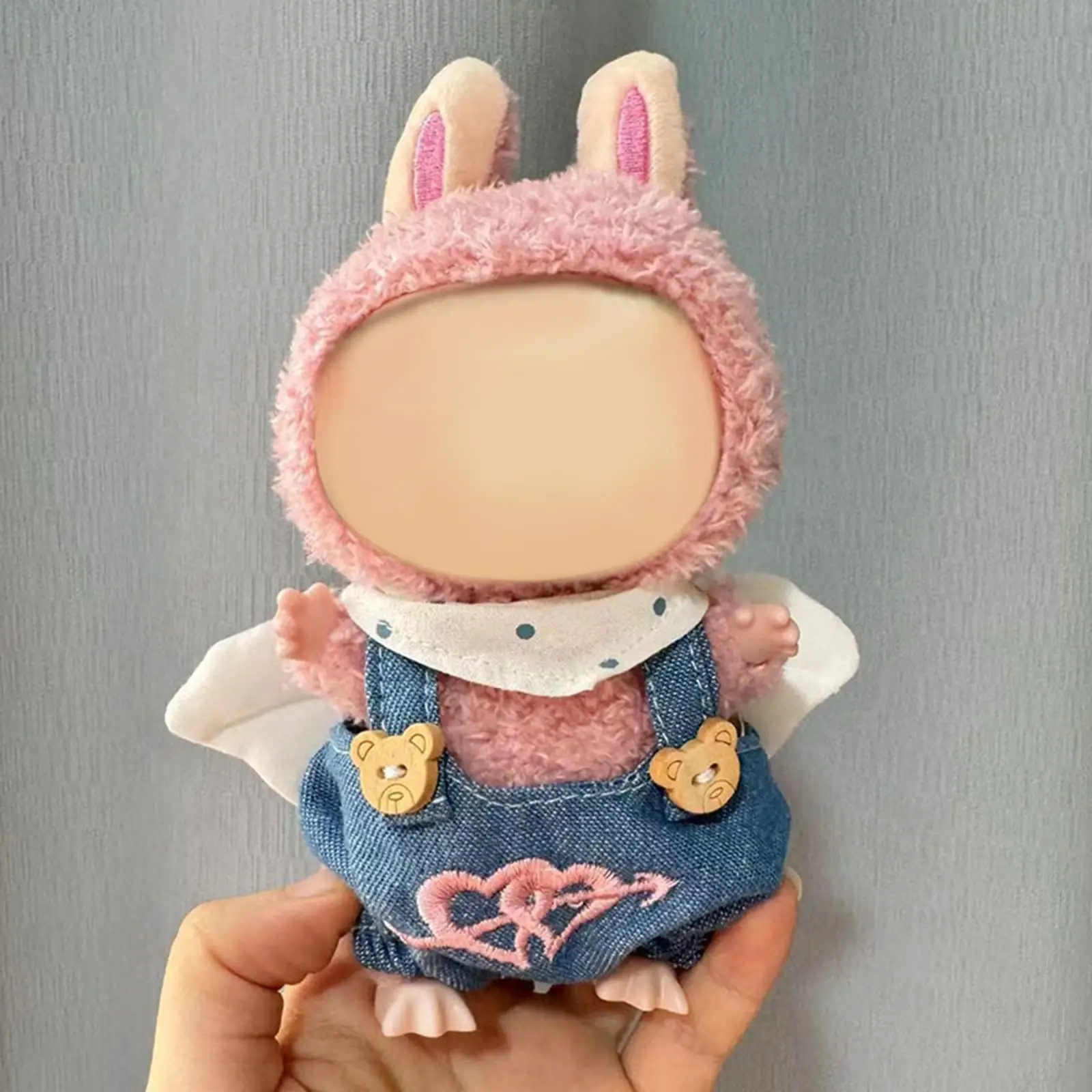 Plush Doll Clothes Stuffed Animals Clothes Plush Doll Accessories Fashion Costumes Cartoon for 15cm Doll or 10 cm Cotton Doll
