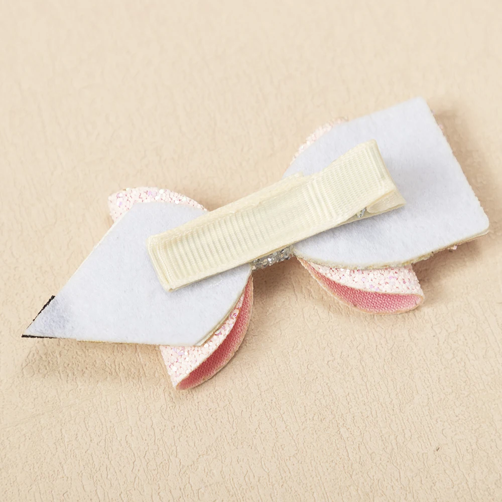 4 unids/set de pinza para el pelo con forma de lápiz brillante para niños, accesorio bonito para el pelo para niña, tocado para niña, fiesta de regreso a la escuela - imagen 5