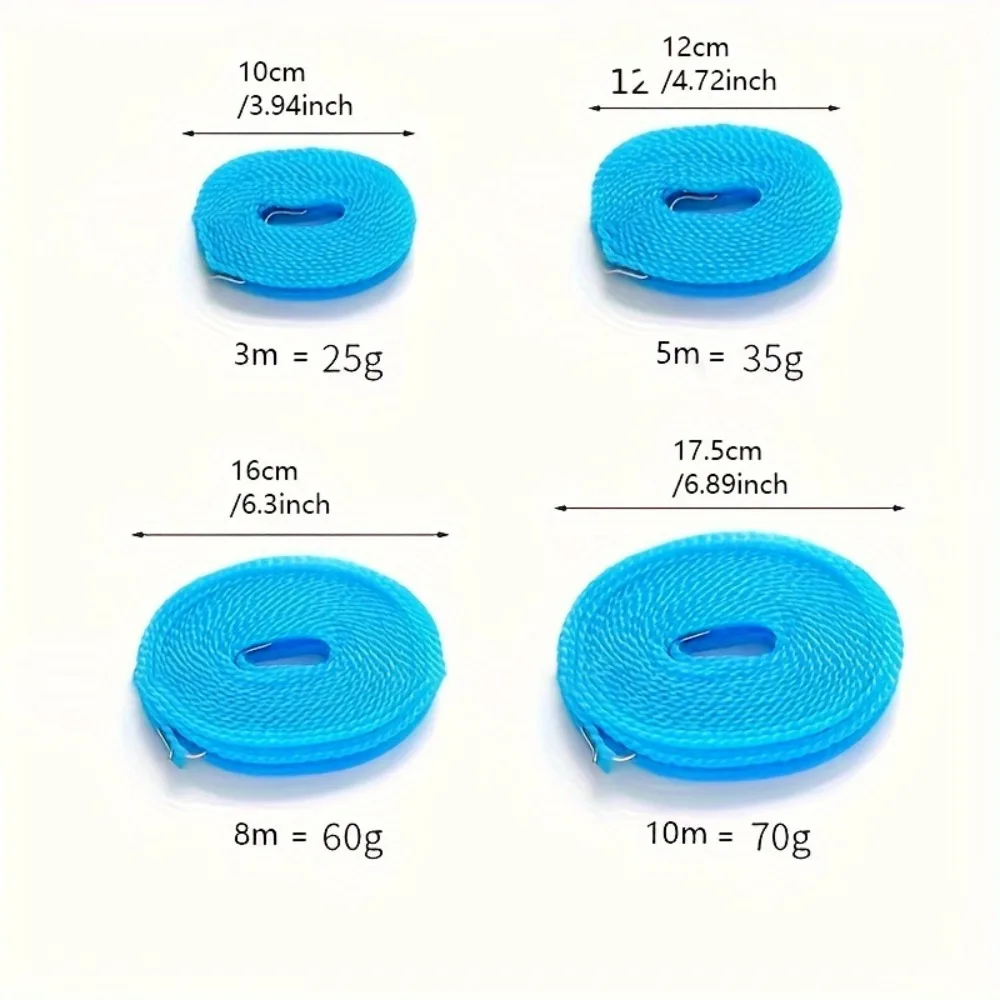 Tendedero antideslizante y resistente al viento, tendedero estilo valla, cuerda de secado para edredón sin perforar agujeros, tendedero para exteriores, 1 ud. - imagen 4