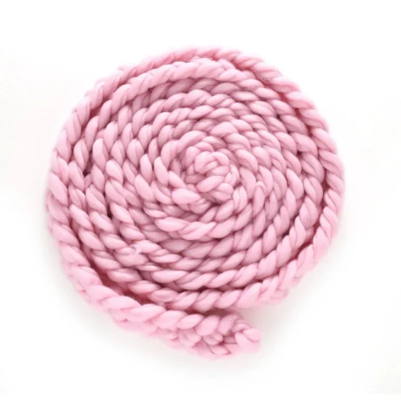 Trenza de lana merina para moisés de recién nacido