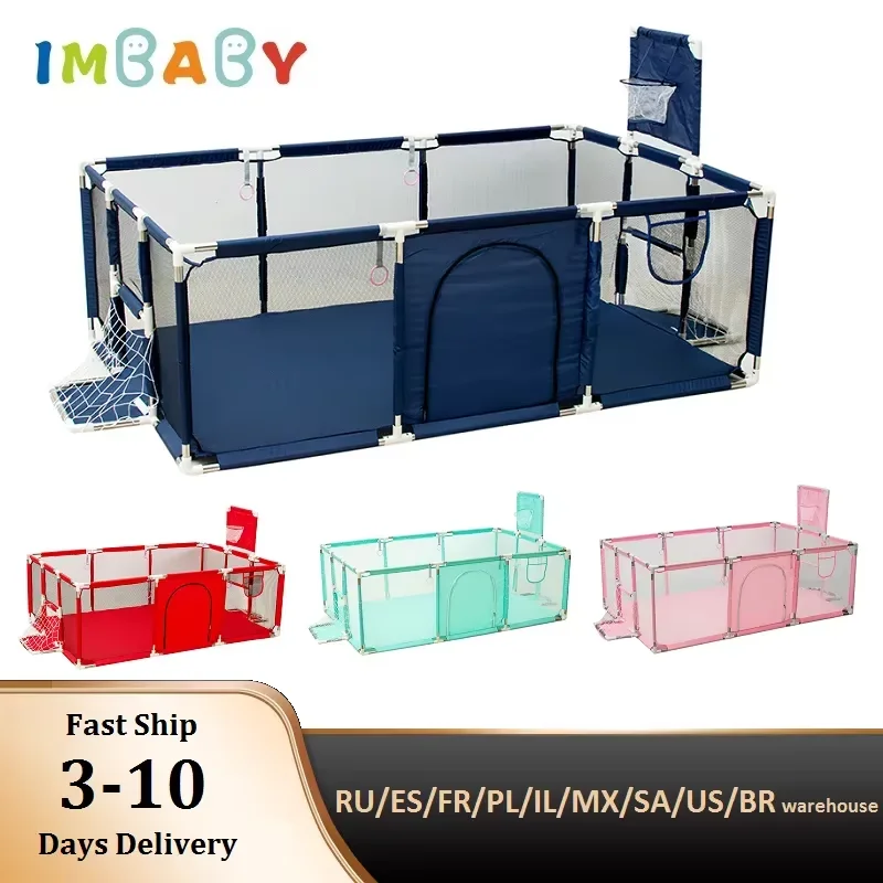 Imbaby Corralito para bebés grande - Barrera de seguridad - imagen 2
