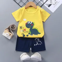 Conjunto verano bebé camiseta y pantalón corto 100% algodón