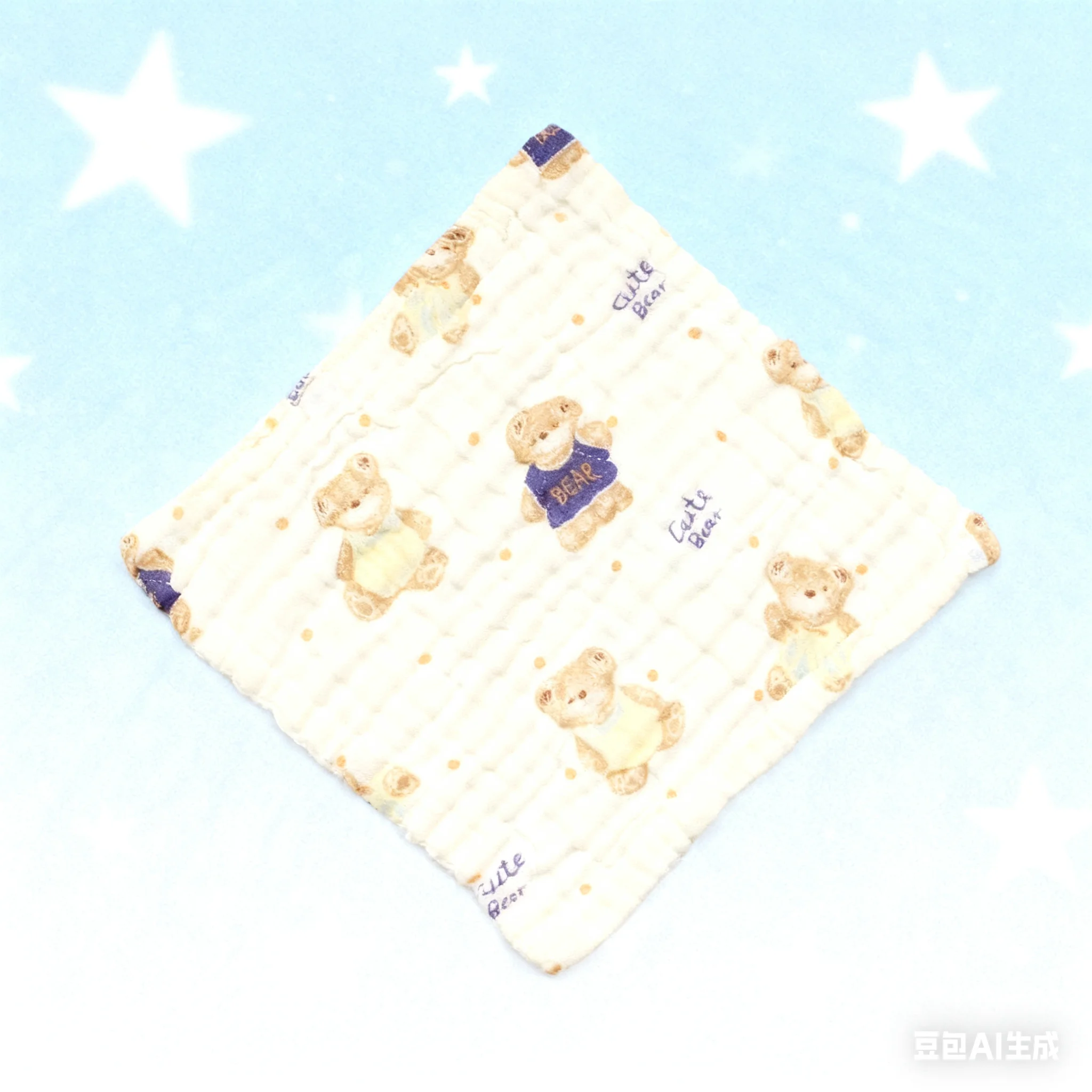 QX2D Babero reutilizable Babero cómodo 30 Babero enfermería algodón lavable con patrón divertido