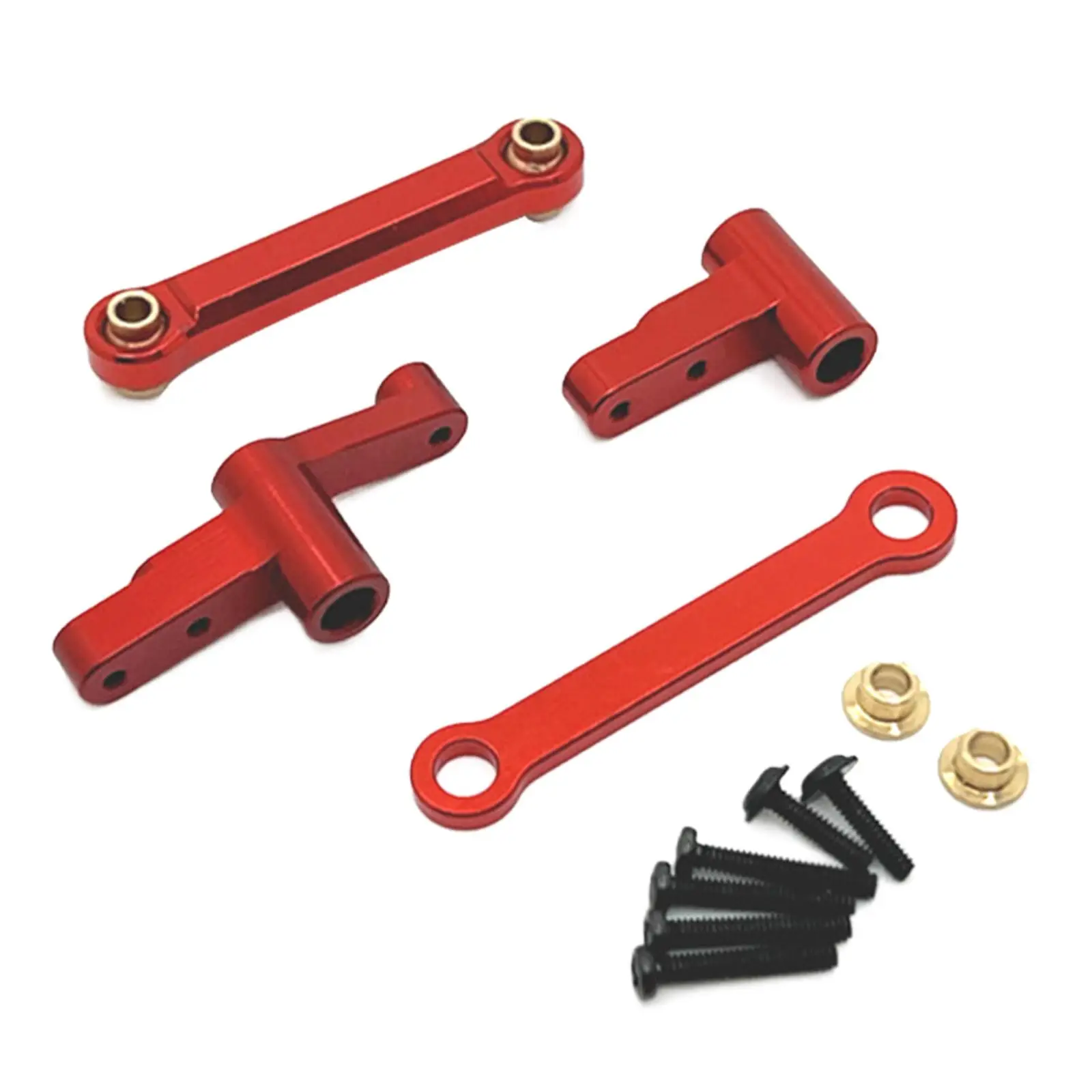 RC Steering Group Assembly High Strength Parts Upgrade Replaces Aluminium Alloy for 1:14 Scale 14209 14210 RC Car Accessory