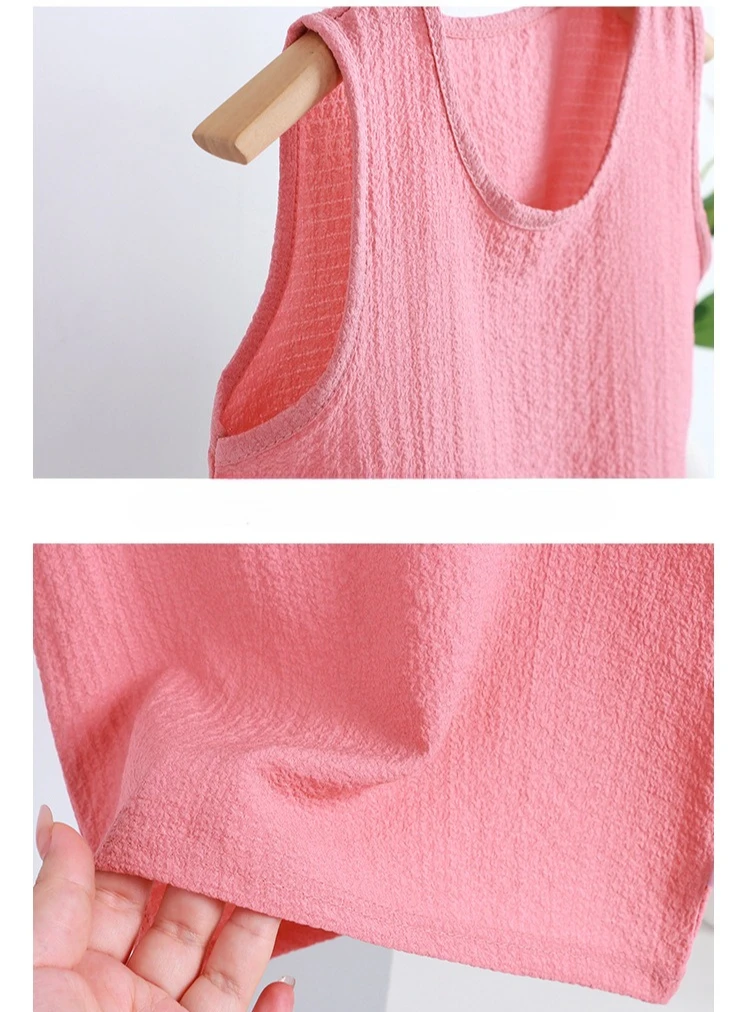 Somenie-Conjunto de ropa de casa Unisex para niños y niñas, Top sin mangas + Pantalones cortos, ropa de 2 uds., ropa de exterior para niños, tendencias - imagen 3