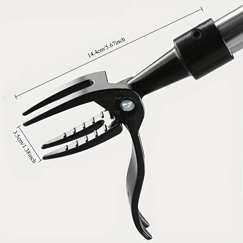 Extractor de malas hierbas de 4 garras – Herramienta ergonómica para jardín