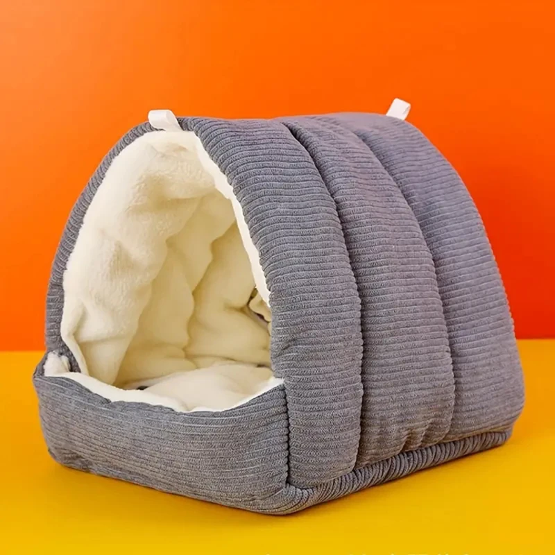 Nido cálido para loros – Casa invierno pájaros hámsteres pequeñas - imagen 4