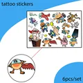 Tattoo Sticker 6pcs