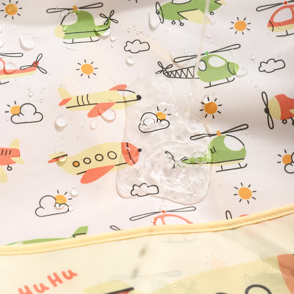 Babero impermeable manga larga bebé – Protector comidas sin manchas