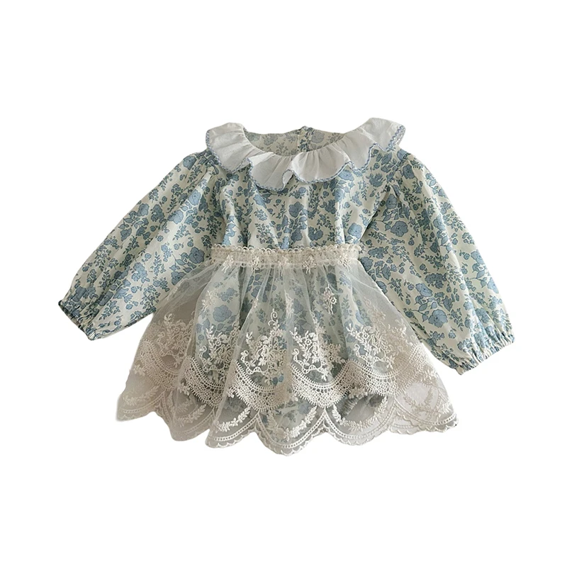 blue floral set