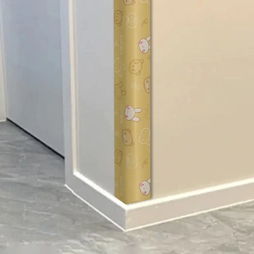 Tira protectora de borde de escritorio de 2m, Protector de esquina de pared suave de dibujos animados, cojín anticolisión de mesa impermeable grueso para seguridad del bebé - imagen 4
