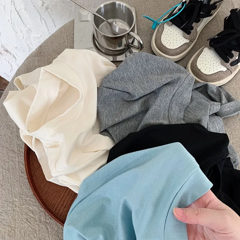 Huzhou Zhili Tops con forro polar para niños: camisetas de manga larga de estilo coreano para niños y niñas: ropa de bebé versátil y cálida de otoño/invierno - imagen 4