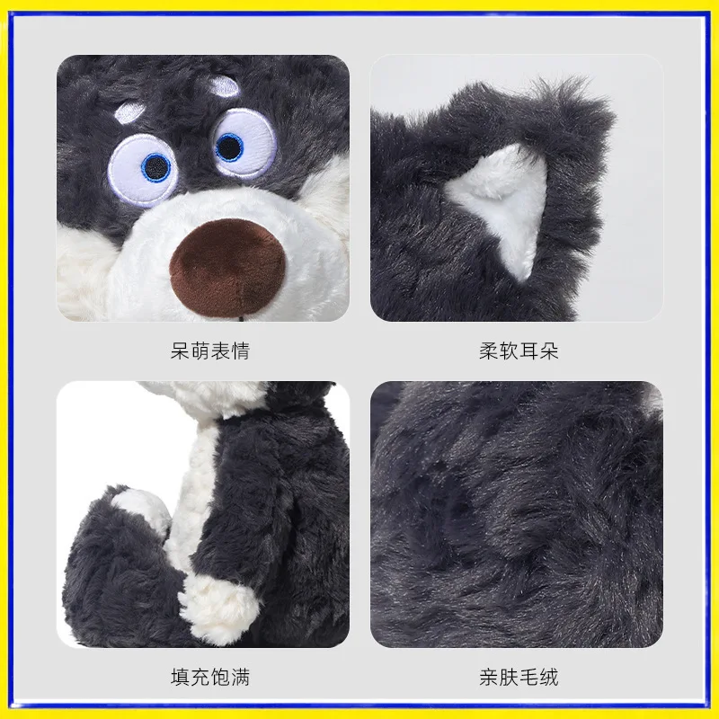 JOOKI Peluche Lobo Gris Curioso – Súper suave y adorable - imagen 4