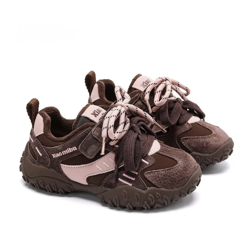 Zapato deportivo para niños, novedad de invierno, zapato sencillo Retro para niños, informal, antideslizante, para hombres y mujeres, zapatos deportivos versátiles a la moda - imagen 5