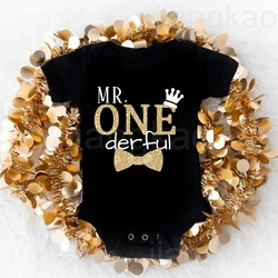 Mameluco Mr. One Derful para bebé – Traje fiesta recién nacido