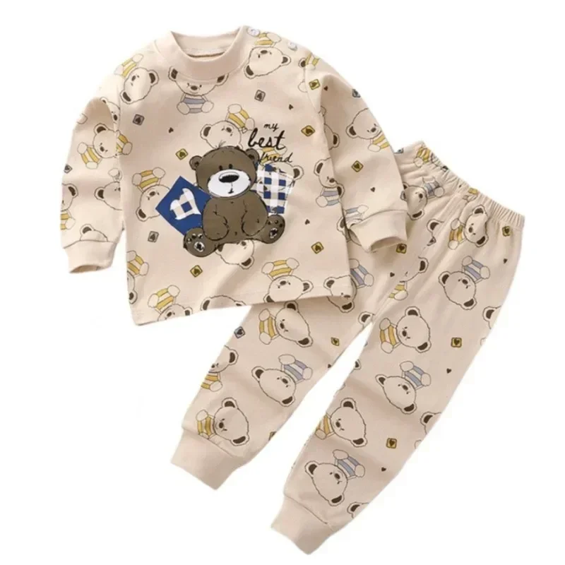 Pijamas de dibujos animados para niños – Algodón suave para otoño - imagen 5