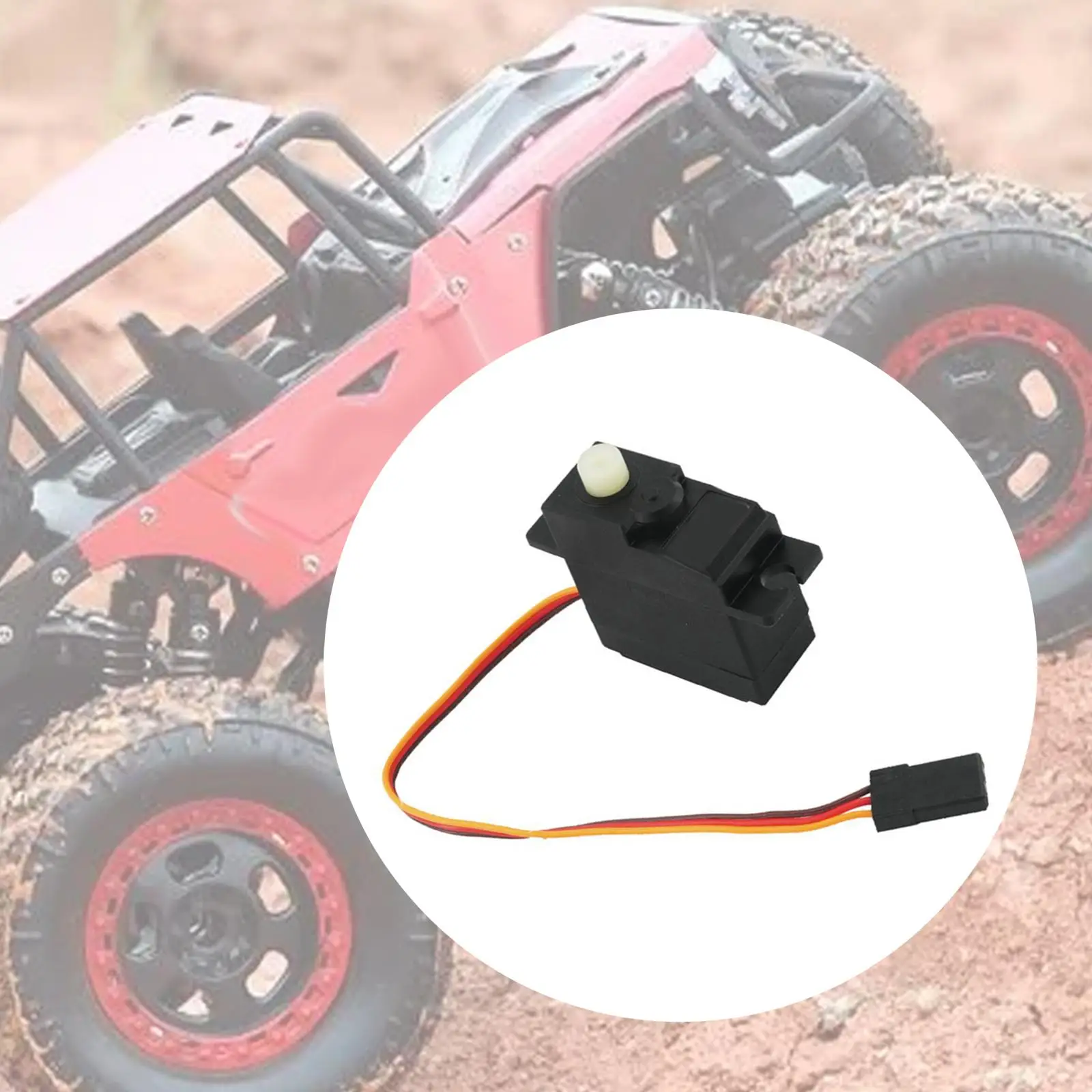 RC Car Servo Steering Servo Plastic Gear Servo Hobbies Spare Parts Component Servo RC Parts Upgrade for RC Car 1/12 Car RC Auto