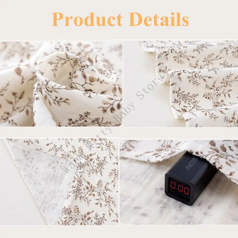 XXFE Toalla baño bebé algodón suave y paño calmante con bolsa – Regalo - imagen 5