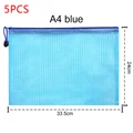 A4 5 PIEZAS AZUL