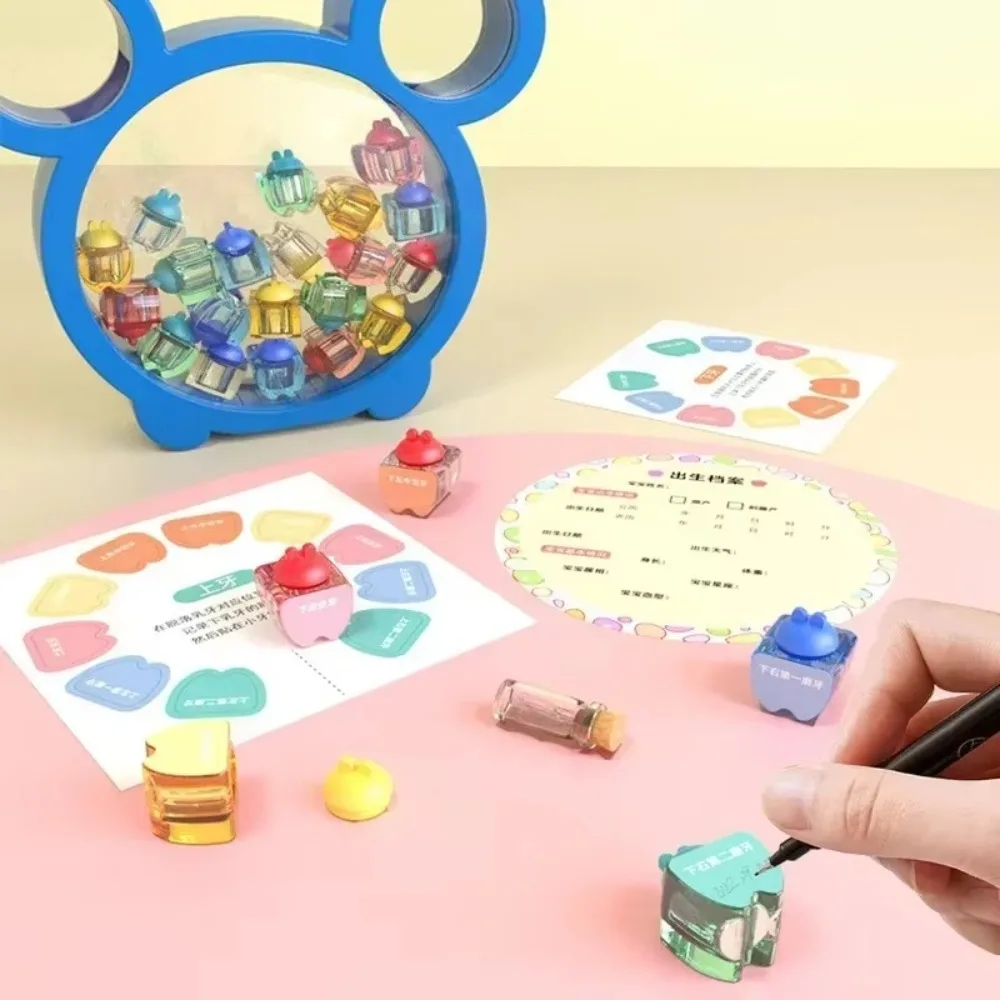 Nuevo Caja de dientes bonita, caja de colección de dientes duradera y creativa, contenedor de almacenamiento, preservación de memoria - imagen 4