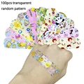 100pcs transparent