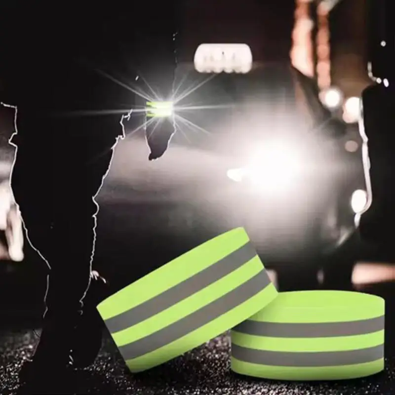 Cinta reflectante de alta visibilidad para correr y caminar